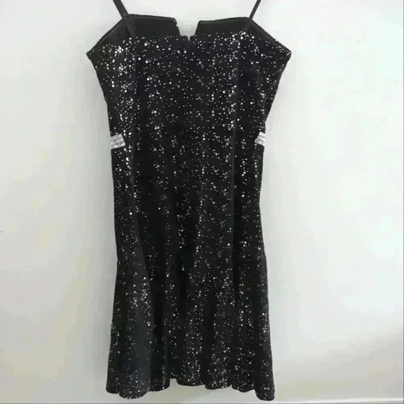 CITY STUDIO | Black Strapless Mini Flare Cocktail Dress Juniors 7 - Picture 10 of 10